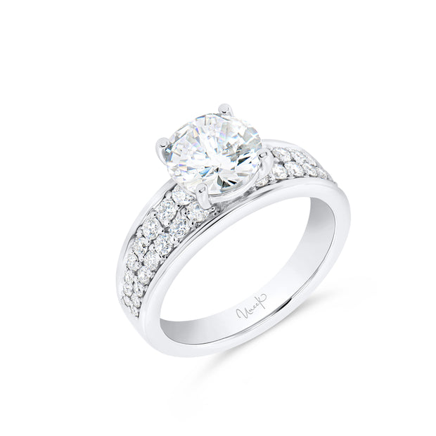 Uneek Timeless Collection Solitaire Engagement Ring