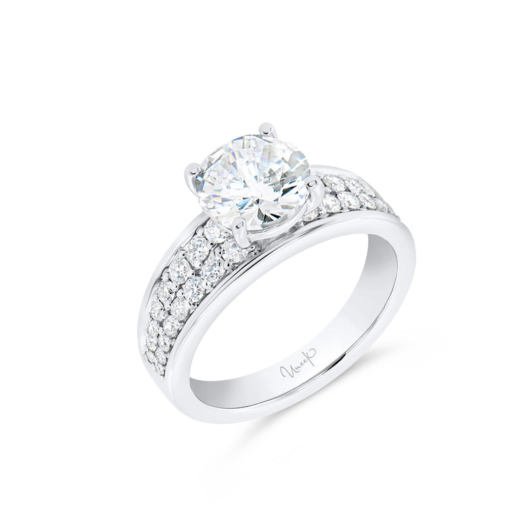 Uneek Timeless Collection Solitaire Engagement Ring