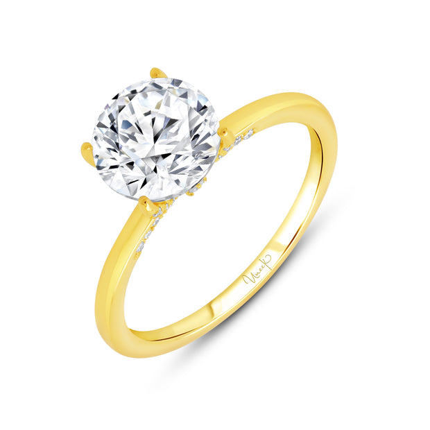 Uneek Timeless Collection Solitaire Engagement Ring