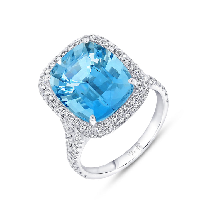 Uneek Precious Collection Halo Engagement Ring