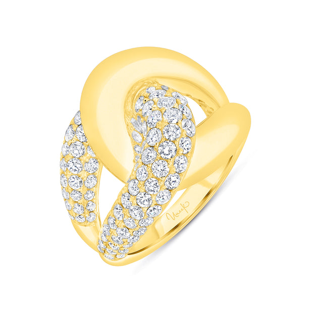 Uneek Legacy Collection Twist Fashion Ring