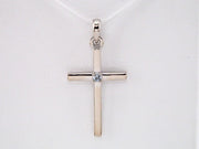 Birthstone Cross Pendant