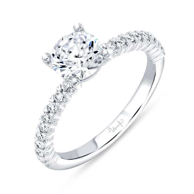 Uneek Timeless Collection Straight Engagement Ring