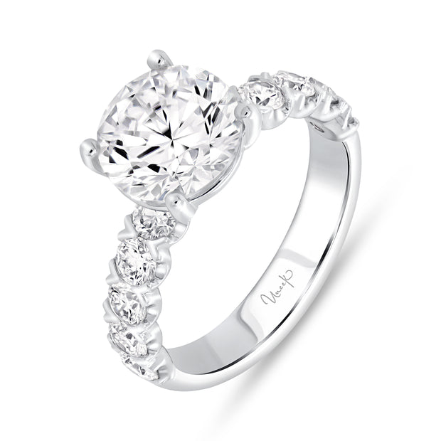 Uneek Timeless Collection Straight Engagement Ring