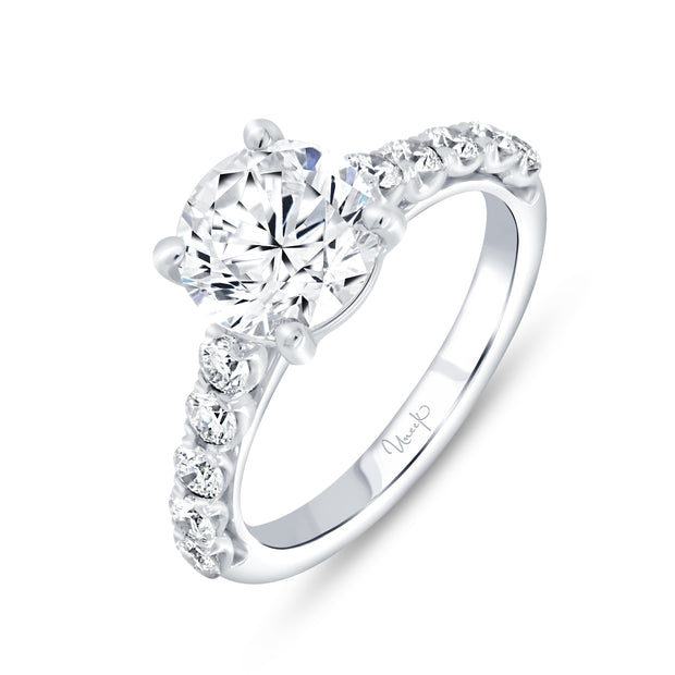 Uneek Timeless Collection Straight Engagement Ring