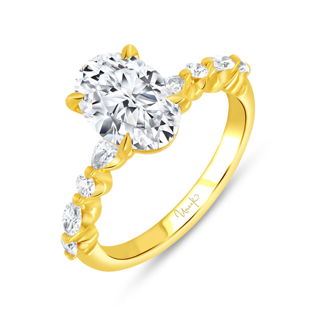 Uneek Timeless Collection Straight Engagement Ring