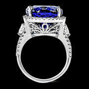 Color Ring in 18k Gold with Diamonds