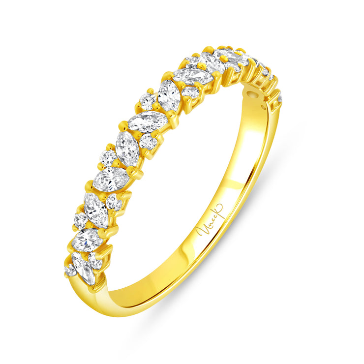 Uneek Stackable Collection 1-Row Diamond Wedding Ring