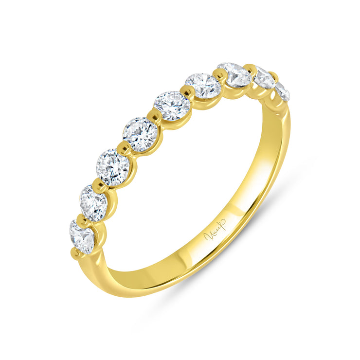 Uneek Us Collection 1-Row Wedding Ring
