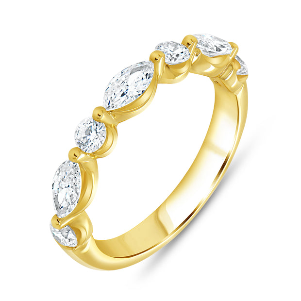Uneek Timeless Collection 1-Row Wedding Ring