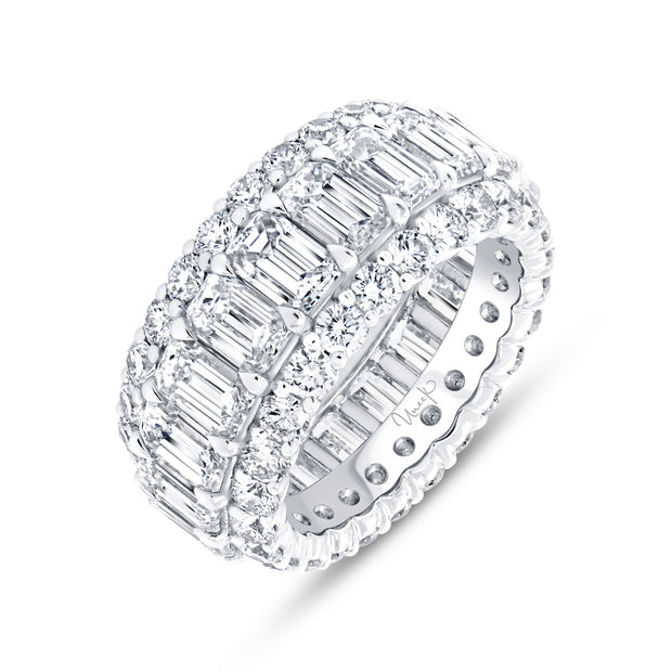 Uneek Eternity Collection 3-Row Eternity Ring