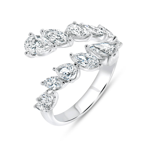 Uneek Timeless Collection Bypass Fashion Ring