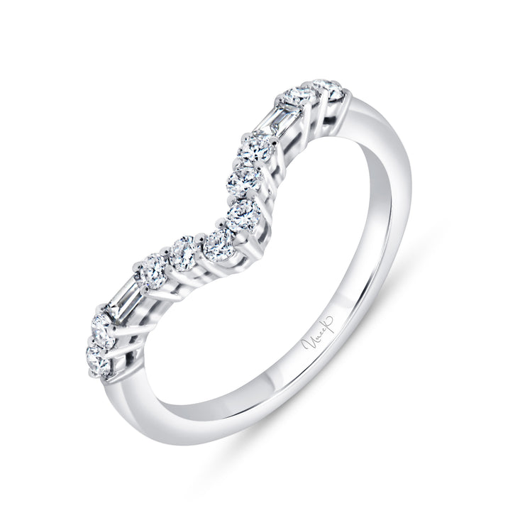 Uneek Timeless Collection Curved Wedding Ring