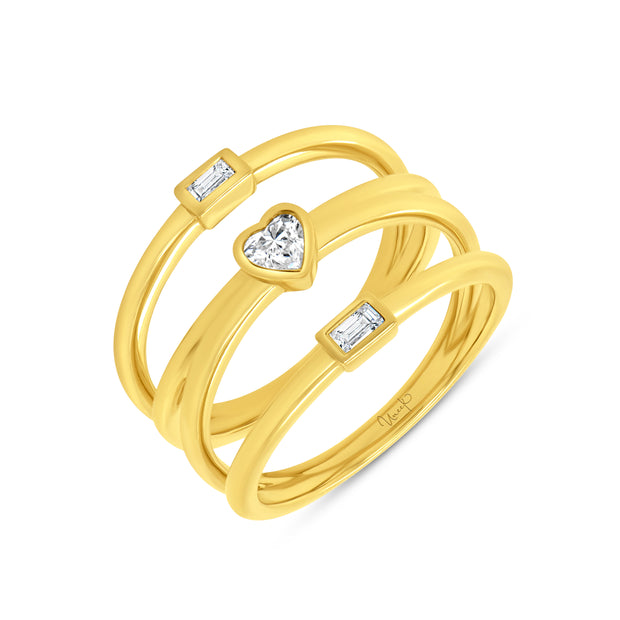 Uneek Alexandria Collection Fashion Ring