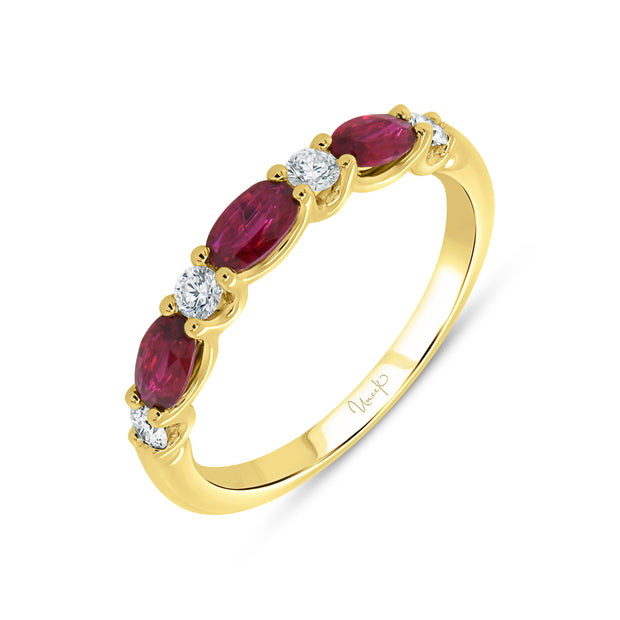 Uneek Precious Collection 1-Row Stackable Ring