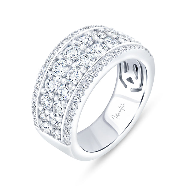 Uneek Lace Collection 4-Row Fashion Ring