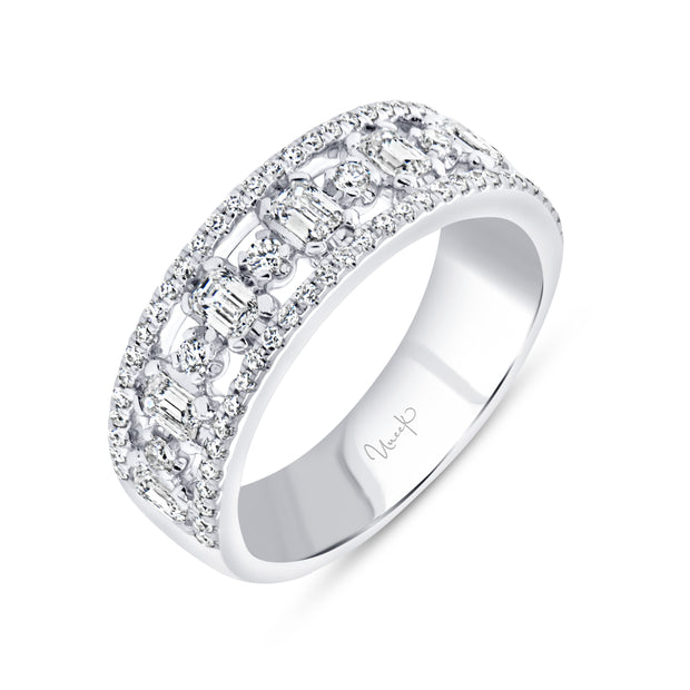 Uneek Timeless Collection 3-Row Anniversary Ring