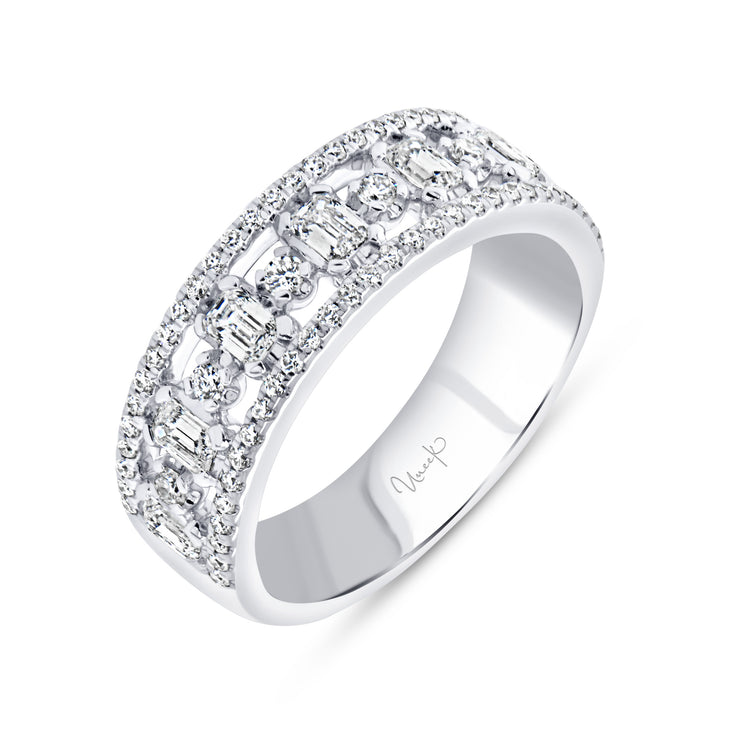 Uneek Timeless Collection 3-Row Anniversary Ring