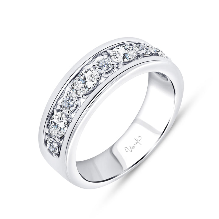 Uneek Lace Collection 3-Row Anniversary Ring