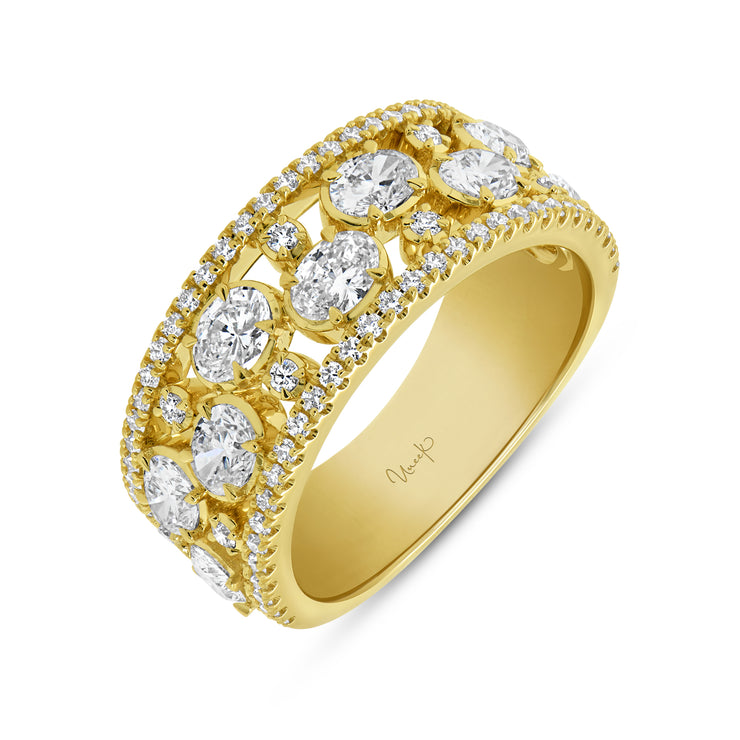 Uneek Lace Collection 4-Row Fashion Ring