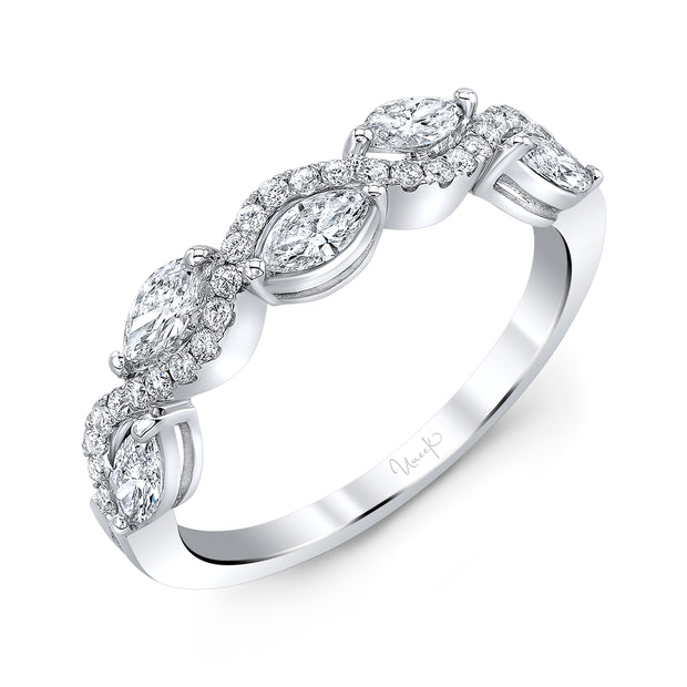Uneek Stackable Collection Marquise Diamond Anniversary Ring