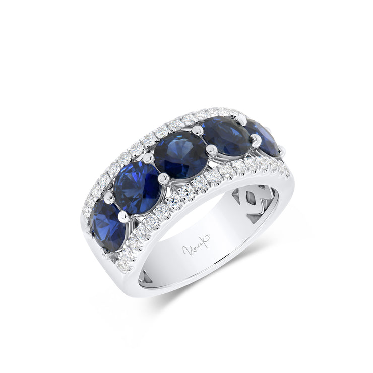 Uneek Precious Collection 3-Row Anniversary Ring