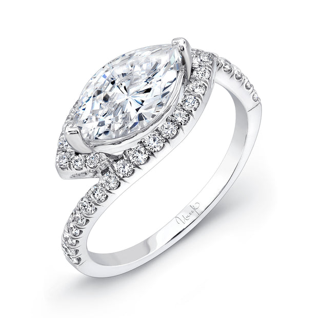 Uneek Halo Marquise Engagement Ring