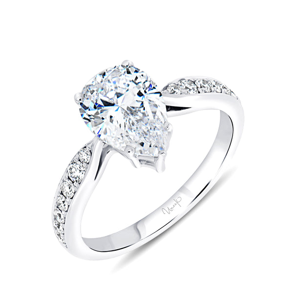 Uneek Bofb Collection Straight Engagement Ring