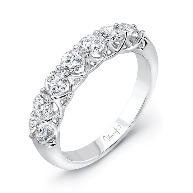 Uneek Bofb Collection Seven-Stone Diamond Wedding Ring