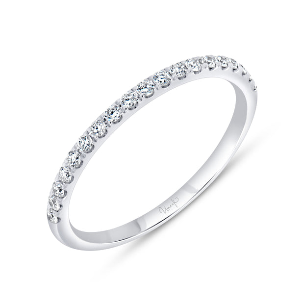 Uneek Petals Collection 1-Row Wedding Ring