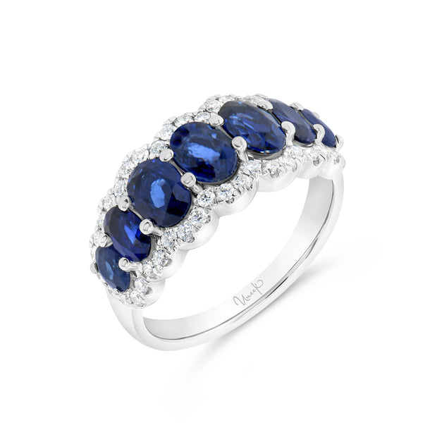 Uneek Precious Collection Oval Anniversary Ring