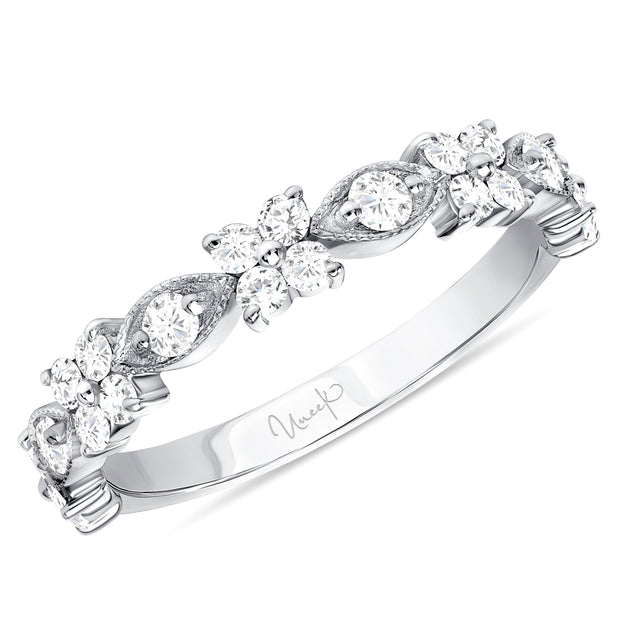 Uneek Us Collection 1-Row Wedding Ring