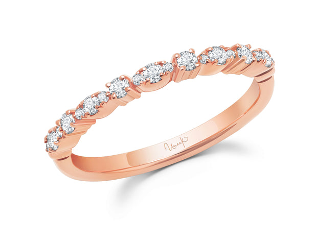 Uneek Us Collection 1-Row Wedding Ring