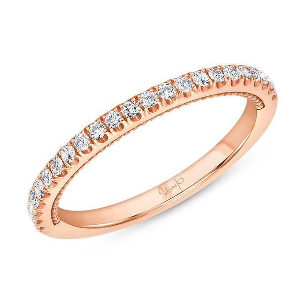 Uneek Us Collection 1-Row Wedding Ring