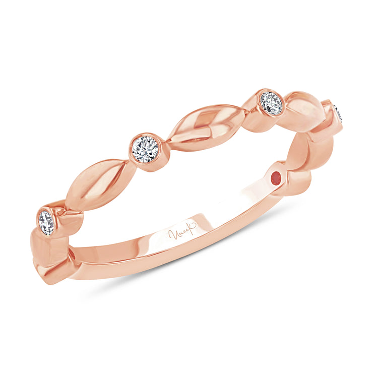 Uneek Us Collection 1-Row Wedding Ring