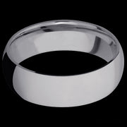 7 mm wide Domed Tantalum band.