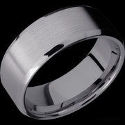 8 mm wide Beveled Tantalum band.