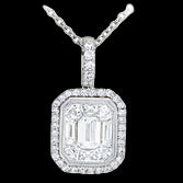 Pendant in 18k Gold with Diamonds