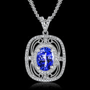 Color Pendant in 18k Gold with Diamonds