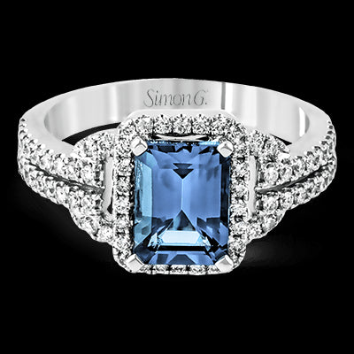 Color Ring in 18k Gold with Diamonds