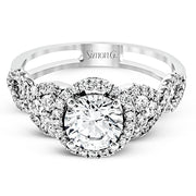 Engagement Ring in 18k Gold with Diamonds