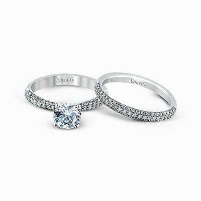 Wedding Set in 18k Gold with Diamonds