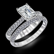 Wedding Set in 18k Gold with Diamonds