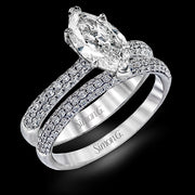 Wedding Set in 18k Gold with Diamonds