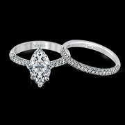 Wedding Set in 18k Gold with Diamonds