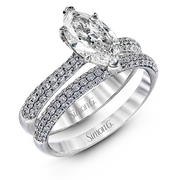 Wedding Set in 18k Gold with Diamonds