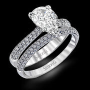 Wedding Set in 18k Gold with Diamonds