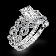 Wedding Set in 18k Gold with Diamonds