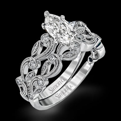 Wedding Set in 18k Gold with Diamonds