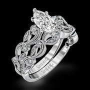 Wedding Set in 18k Gold with Diamonds